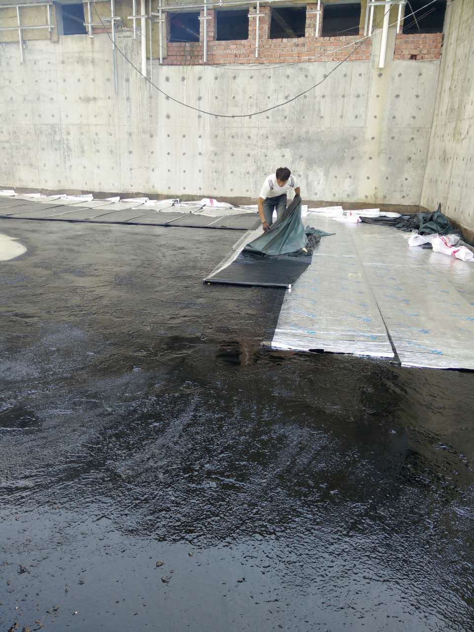 建德市金色陽光非固化、自粘卷材案例